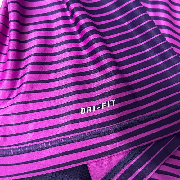 Nike raceback women’s purple size large dry fit built in bra (1935) - Picture 6 of 9